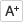 larger text tool icon